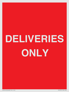 DELIVERIES ONLY